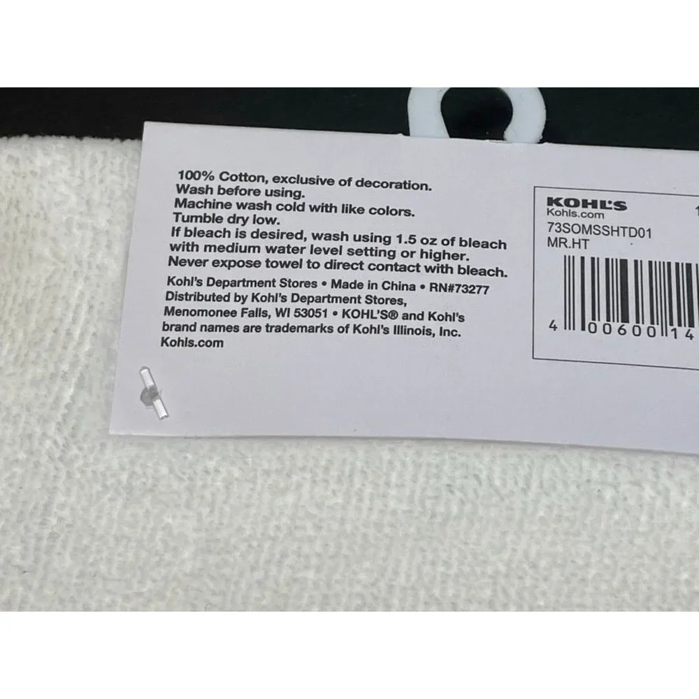 Kohl's Sonoma Bath Hand Towel Mr. wedding 16